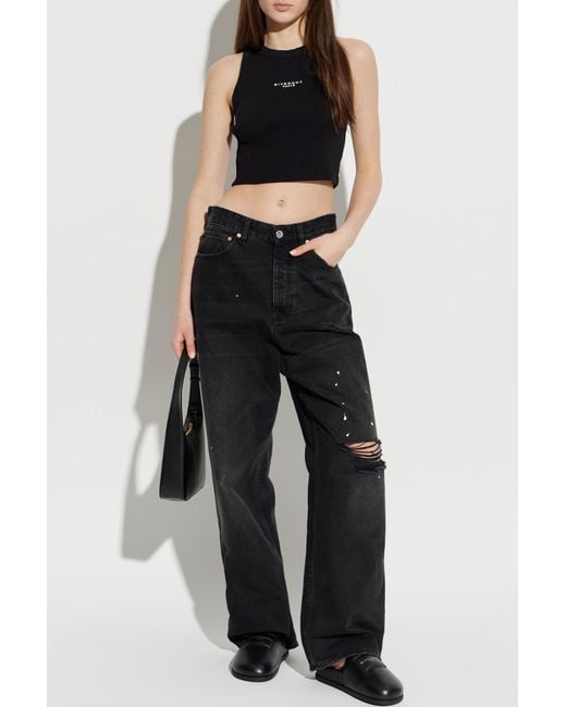 Givenchy Black Top With Z Logo
