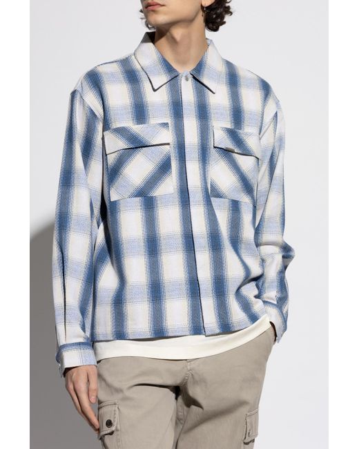 Represent Blue Shirt Season Flannel for men