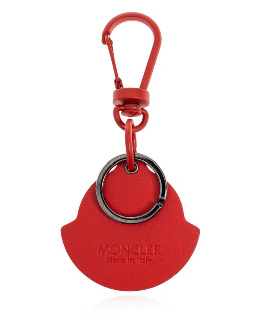 Moncler Red Keychain for men