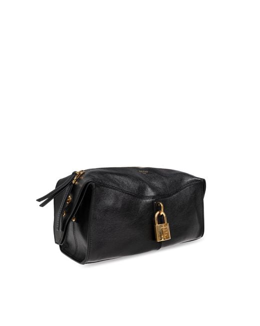 Balmain Black Shoulder Bag "Pulse" for men
