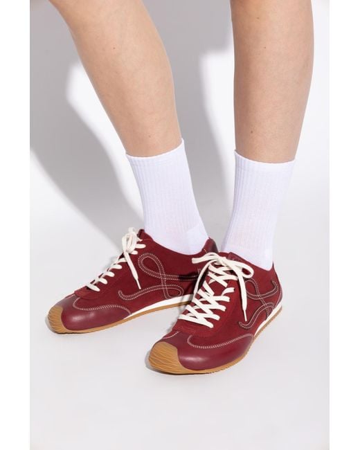 Loewe Red "Ballet Runner 2.0" Sports Shoes