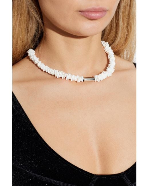 DSquared² White Necklace With Shells
