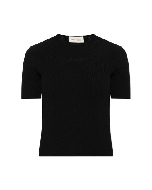 Fear Of God Black Top With Embroidered Logo