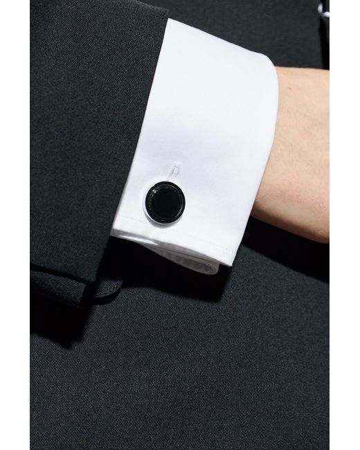 Lanvin Black Cufflinks for men