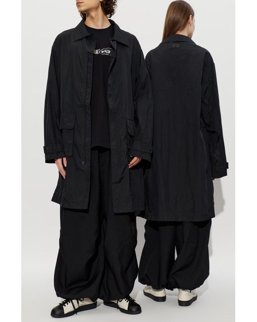 Y-3 Black Jacket With Pockets