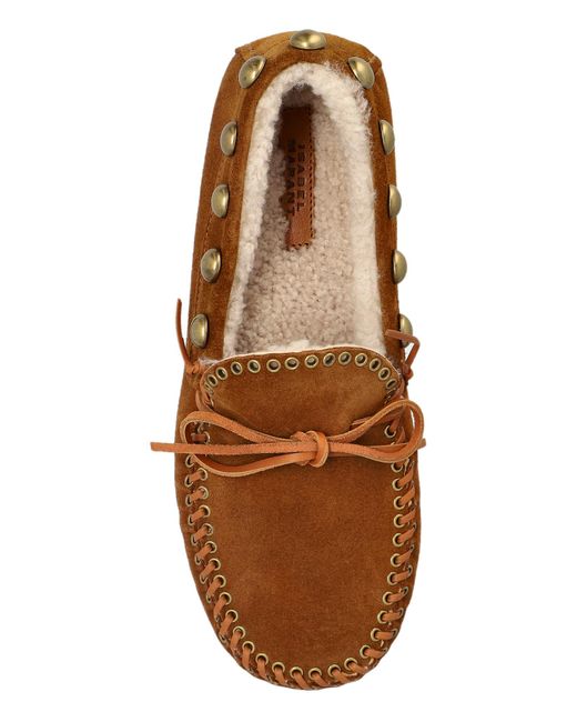 Isabel Marant Pink "Fitza" Loafers Shoes
