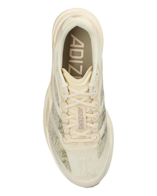 Adidas Originals White Sports Shoes "Adizero Evo Sl W"