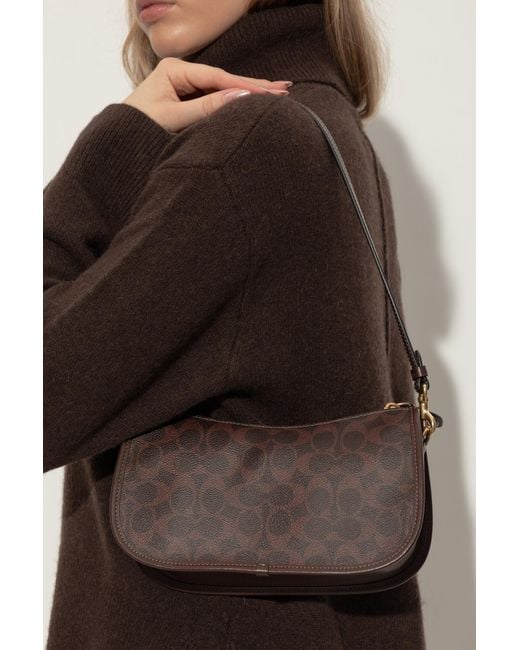 COACH Brown 'Waverly' Shoulder Bag