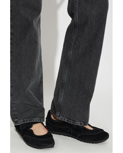 Ugg Black 'Quill Mary Jane' Ballet Flats