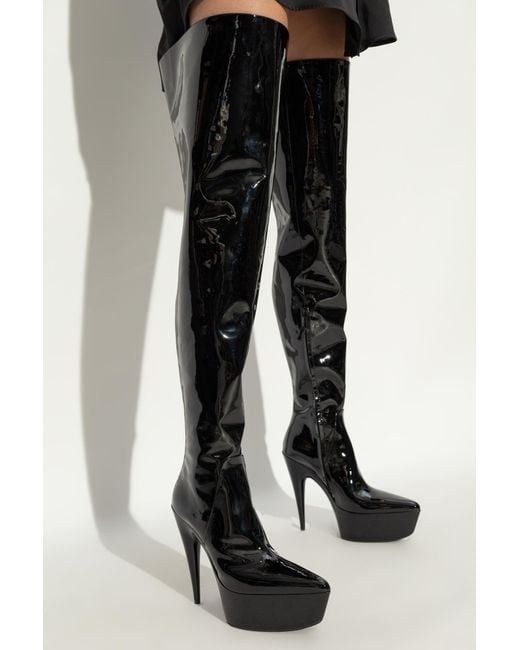 Balenciaga Black Over-The-Knee Boots