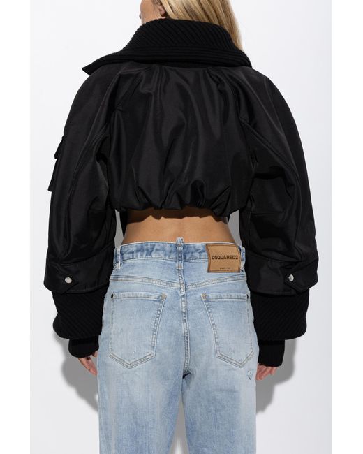 DSquared² Black Wool Jacket