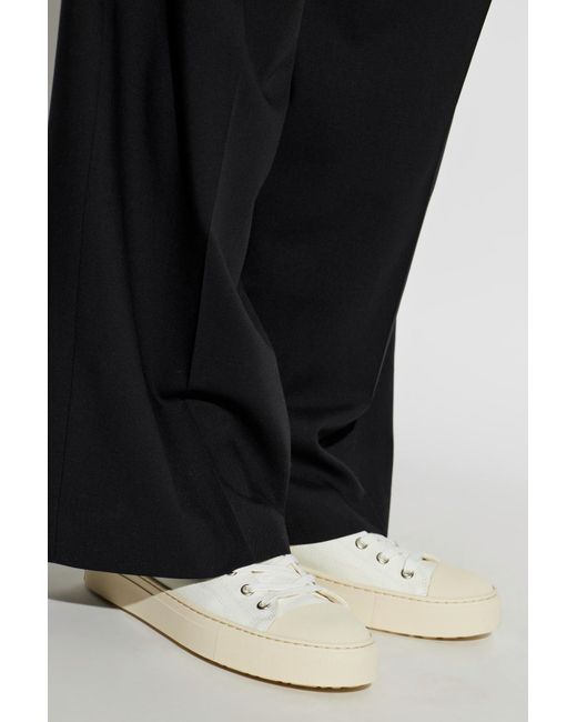Vivienne Westwood White Plimsoll Low' Sports Shoes