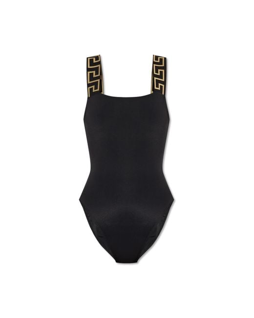 Versace Black One-Piece Swimsuit