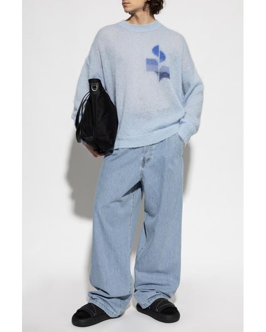 Isabel Marant Blue Drany Sweater for men