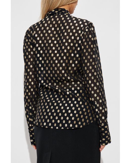 DSquared² Black Shirt With Lurex Thread