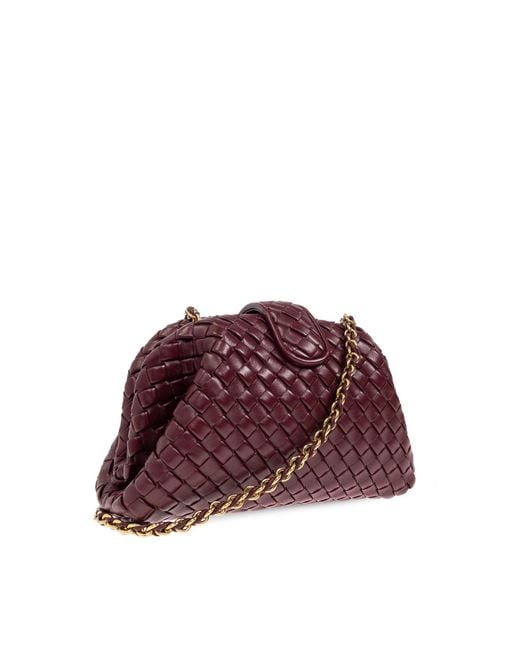 Bottega Veneta Red Clutch Lauren 1980 Small