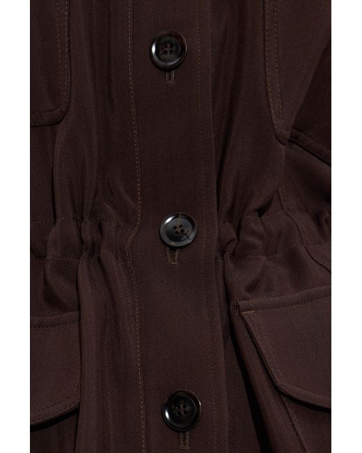Tom Ford Black Jacket With Epaulettes
