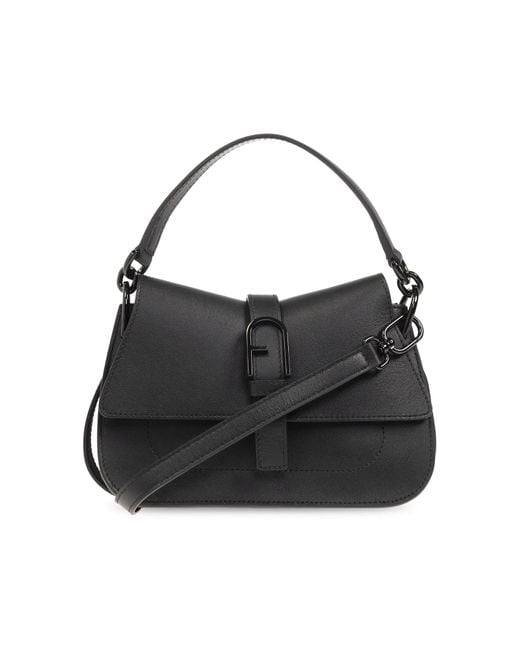 Furla Black 'Flow Mini' Shoulder Bag