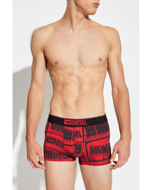DIESEL Red Boxers 'Damien-D-Box' for men