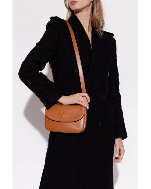 Saint Laurent 'charlie Medium' Shoulder Bag in Black | Lyst