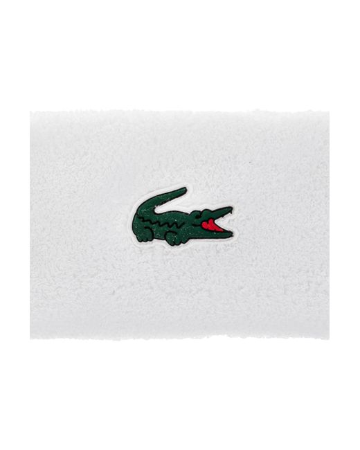 Lacoste White Headband for men