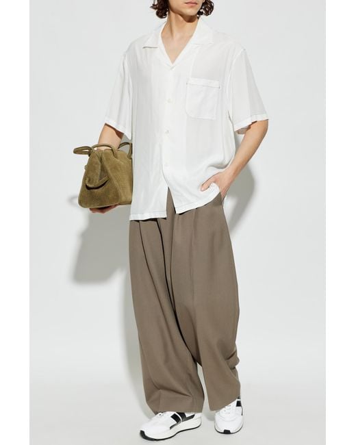 Lanvin White Shirt With Print for men