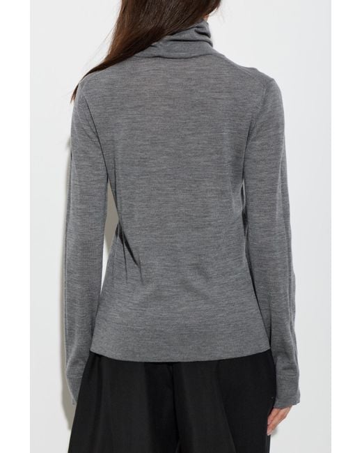 Rohe Gray Wool Turtleneck