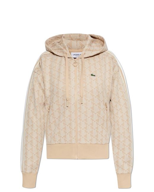 Lacoste Natural Monogram Sweatshirt