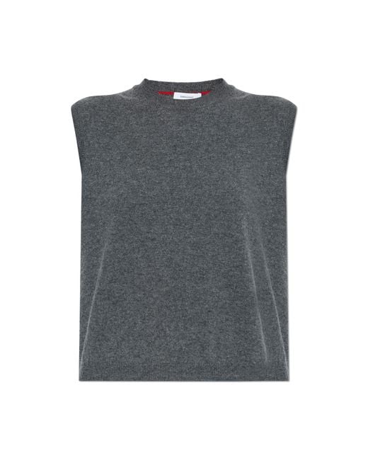 Ferragamo Gray Cashmere Vest