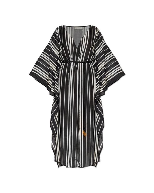 Tory Burch Black Ribbed Dress