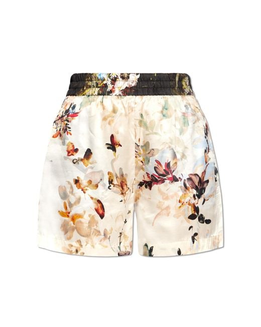 Munthe Multicolor 'merci' Panelled Shorts,