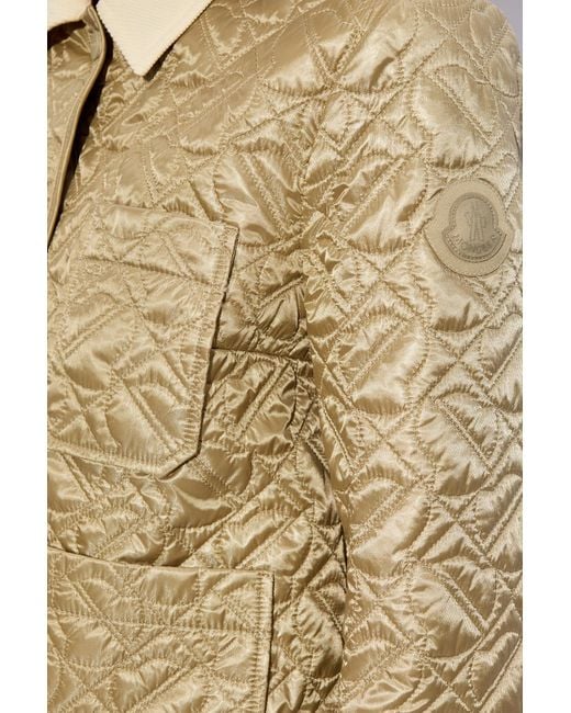 Moncler Natural 'Varede' Quilted Jacket
