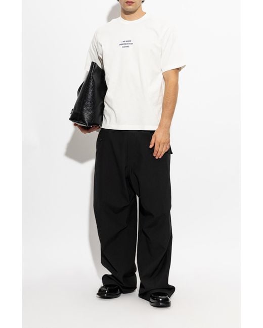 Vetements White T-Shirt With Print for men