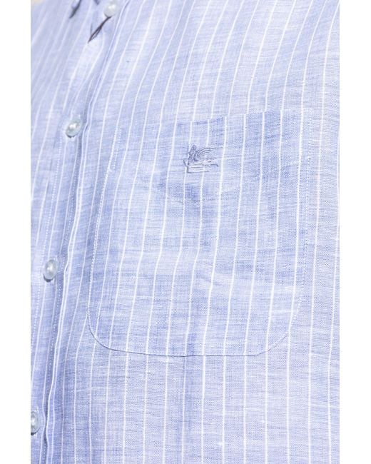 Etro White Shirt With Pocket for men