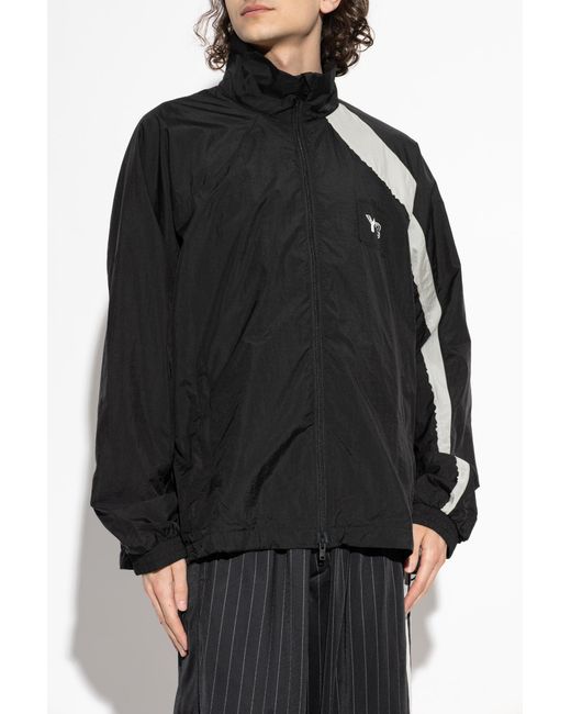 Y-3 Black Jacket With Logo for men