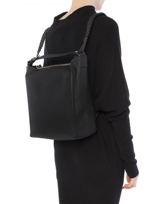 AllSaints Black Women's Kita Small Leather Backpack