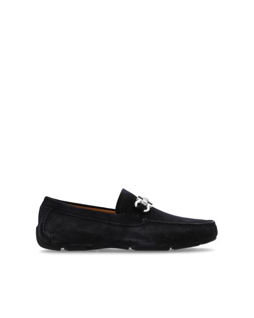 Ferragamo Black Leather Shoes 'Parigi' for men