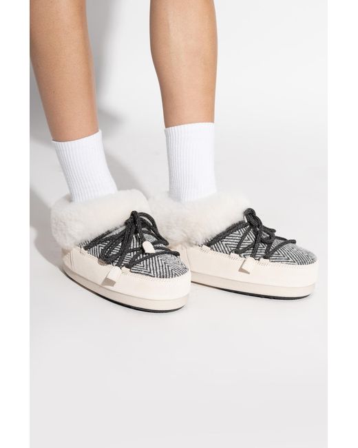 Moon Boot Gray Snow Boots 'X Gir Evx Chalet Mule Fir'