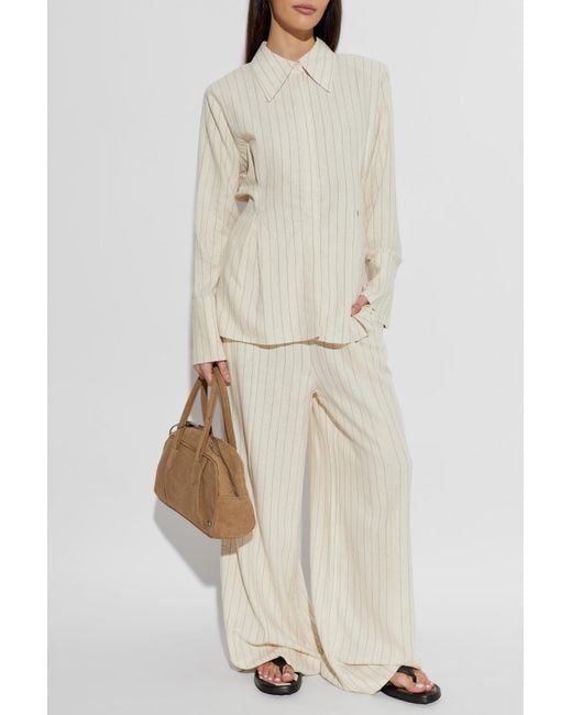 Tod's Natural Leather Slides