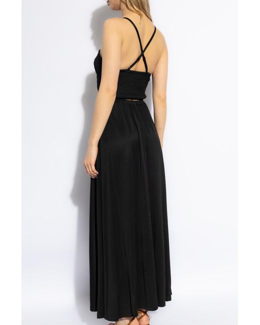 Diane von Furstenberg Black Dress With Appliqués,