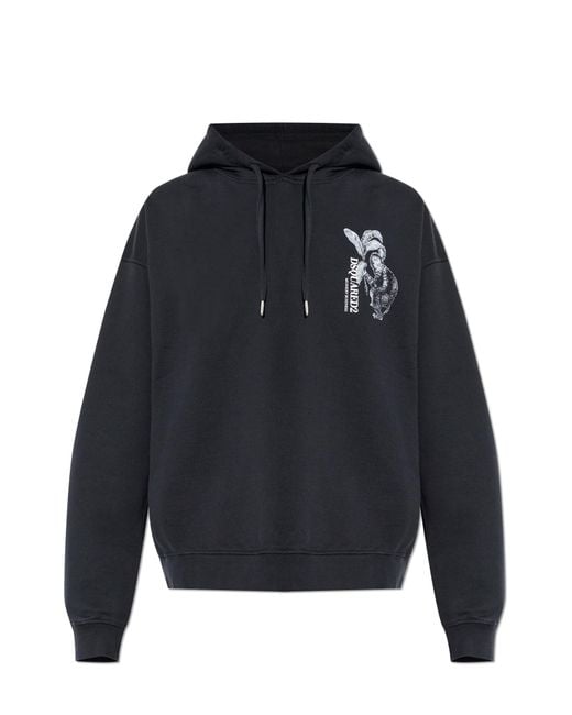 DSquared² Blue Sweatshirt With Logo for men