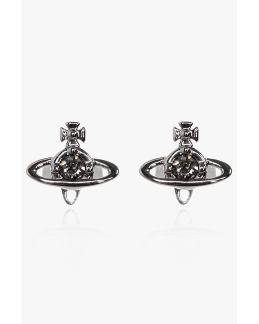 Vivienne Westwood Metallic 'nano Solitaire' Earrings