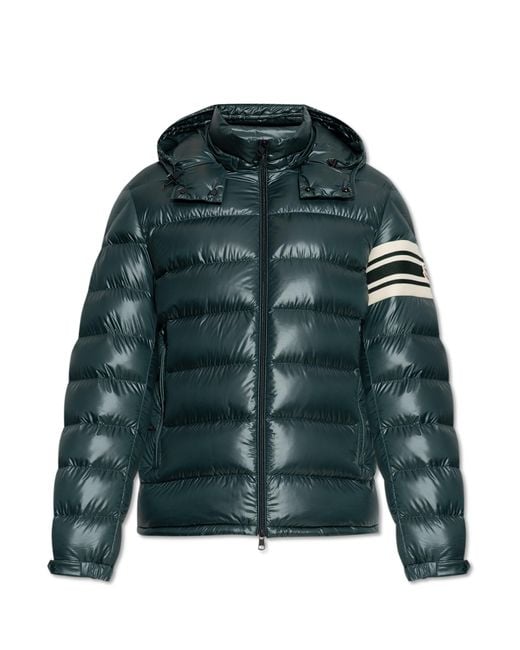Moncler Green Down Jacket 'Landre' for men