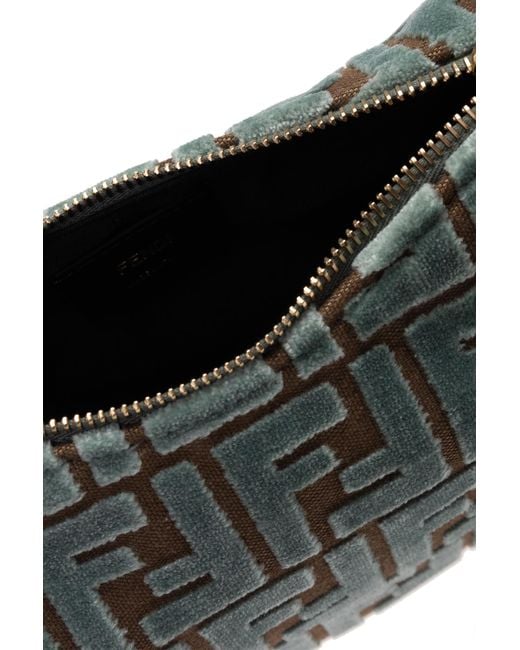 Fendi Blue `graphy Mini` Handbag,