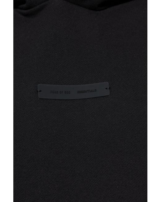 Fear Of God Black Sweatshirt With Logo for men