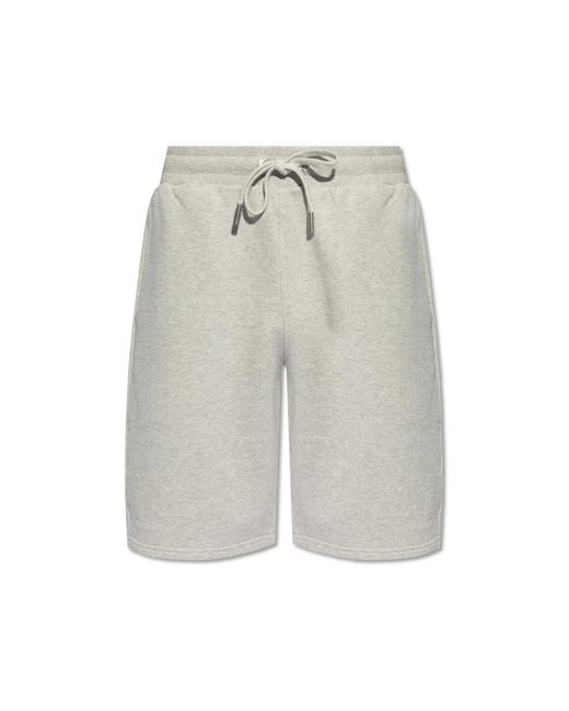 AMI White Organic Cotton Shorts, for men