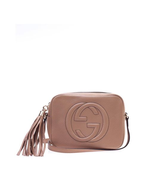 Gucci Natural Soho Leather Disco Cross-body Bag