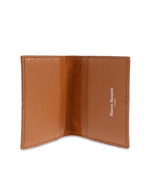 Maison Margiela Brown Leather Card Holder