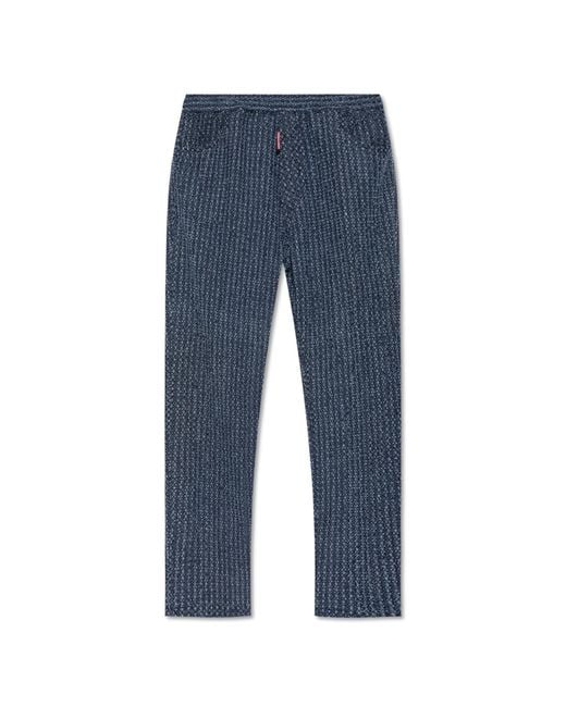 DSquared² Blue Gym Trousers for men