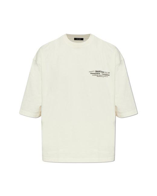 Willy Chavarria White T-Shirt "Panaderia" for men